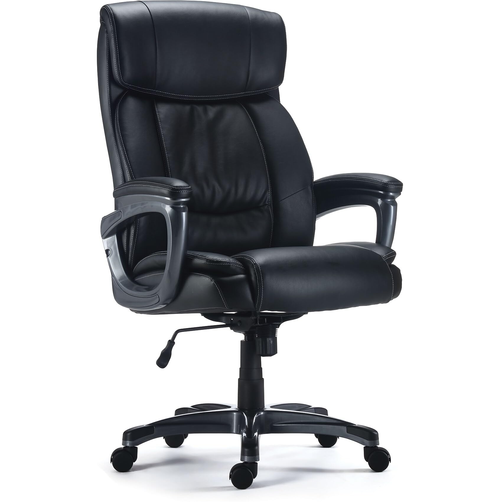 Amazon.com: Staples Lockland Ergonomic Leather Manager Big & Tall